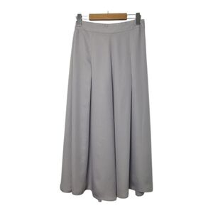 Sans Souci Gray Pleated Sheer Wide Leg Cropped Pants Women’s S Lightweight